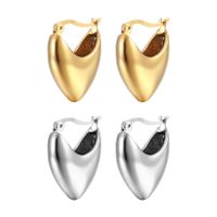 Fashion U Shape Stainless Steel Plating Metal Earrings main image 1