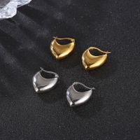 Fashion U Shape Stainless Steel Plating Metal Earrings main image 3