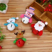 Christmas Fashion Santa Claus Bell Cloth Party Hanging Ornaments 1 Piece main image 5