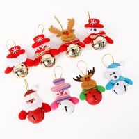Christmas Fashion Santa Claus Bell Cloth Party Hanging Ornaments 1 Piece main image 3