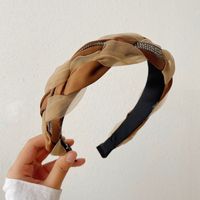 Simple Style Twist Cloth Hair Band 1 Piece sku image 26