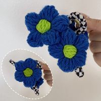 Fashion Flower Yarn Hair Claws 1 Piece sku image 1