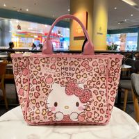 Women's Cute Cat Pu Leather Shopping Bags sku image 17