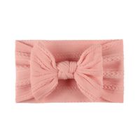 Cute Solid Color Cloth Bowknot Hair Band main image 5