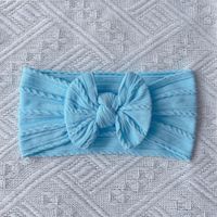 Cute Solid Color Cloth Bowknot Hair Band sku image 4