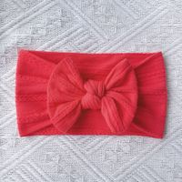 Cute Solid Color Cloth Bowknot Hair Band sku image 12