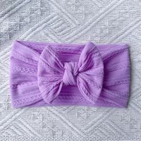 Cute Solid Color Cloth Bowknot Hair Band sku image 16
