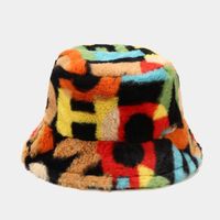 Women's Fashion Color Block Bucket Hat sku image 1