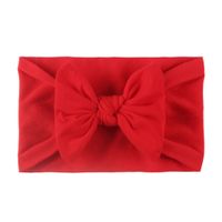 Girl's Simple Style Bow Knot Polyester Cotton Braid Hair Band sku image 25