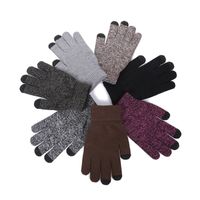 Unisex Mode Einfarbig Polyacrylnitril-faser Handschuhe 1 Paar main image 4