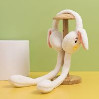 Yellow Mouth Duck Ears Moving Earmuffs Keep Warm New Cute Airbag Internet Celebrity Ear Covers Children's Ear Warm Earmuffs sku image 2