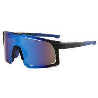 Fashion Sports Gradient Color Pc Biker Half Frame Sports Sunglasses main image 1