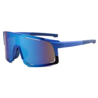Fashion Sports Gradient Color Pc Biker Half Frame Sports Sunglasses sku image 15