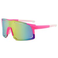 Fashion Sports Gradient Color Pc Biker Half Frame Sports Sunglasses sku image 12