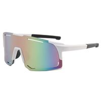 Fashion Sports Gradient Color Pc Biker Half Frame Sports Sunglasses sku image 3
