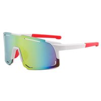 Fashion Sports Gradient Color Pc Biker Half Frame Sports Sunglasses sku image 8