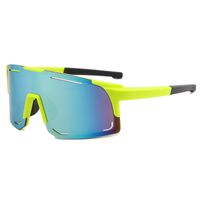 Fashion Sports Gradient Color Pc Biker Half Frame Sports Sunglasses sku image 7