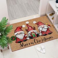 Christmas Cute Cartoon Crystal Velvet Carpet main image 1