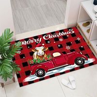 Tapis De Velours De Cristal De Dessin Animé Mignon De Noël main image 5