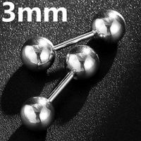 Simple Titanium Steel 1 Pair Earrings Tongue Nails Wholesale Nihaojewelry sku image 2
