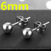 Simple Titanium Steel 1 Pair Earrings Tongue Nails Wholesale Nihaojewelry sku image 10