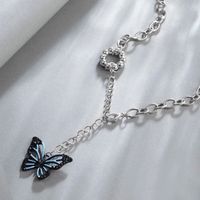 Mode Schmetterling Legierung Frau Halskette Mit Anhänger 1 Stück main image 5