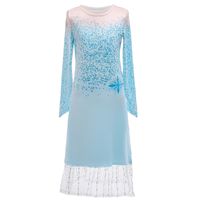 Fashion Snowflake Cotton Girls Dresses main image 1