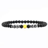 Retro Geometric Natural Stone Unisex Anklet 1 Piece sku image 8