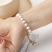 Basic Semicircle Pearl Handmade Bracelets 1 Piece main image 5