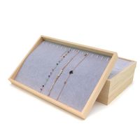 Fashion Rectangle Solid Wood Patchwork Jewelry Rack main image 3
