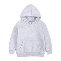 Fashion Solid Color Pocket Cotton Hoodies & Knitwears main image 5