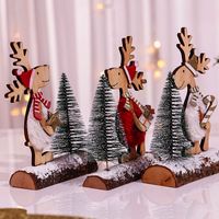 Christmas Fashion Elk Wood Party Decorative Props main image 3