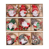 Christmas Cartoon Style Doll Wood Party Hanging Ornaments 1 Set main image 5