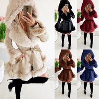 Women's Fashion Solid Color Patchwork Single Breasted Coat Coat main image 6