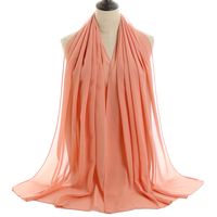 Women's Fashion Solid Color Chiffon Winter Scarves sku image 30