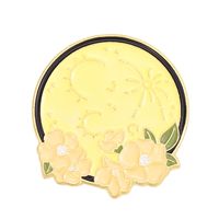 Fashion Moon Flower Alloy Stoving Varnish Women's Brooches sku image 2