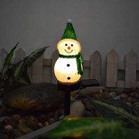 عيد الميلاد موضة الرجل الثلجي بلاستيك مهرجان اضاءات 1 قطعة sku image 6