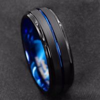 Fashion Color Block Stainless Steel Plating Rings 1 Piece main image 3