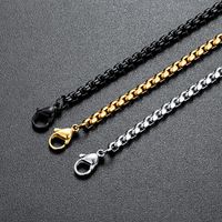 Fashion Solid Color Stainless Steel Pendant Necklace 1 Piece main image 5
