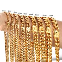 Fashion Solid Color Stainless Steel Bracelets Necklace 1 Piece sku image 10