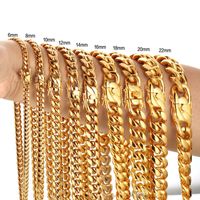 Fashion Solid Color Stainless Steel Bracelets Necklace 1 Piece sku image 50