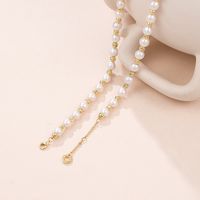 Fashion Solid Color Pearl Sterling Silver Pearl Necklace 1 Piece main image 3