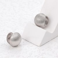 Fashion Solid Color Sterling Silver Plating Ear Studs 1 Pair main image 4