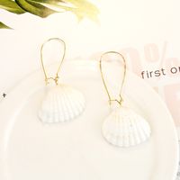 Fashion Shell Shell Inlaid Shell Artificial Pearls Women's Earrings 1 Pair main image 4