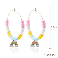 1 Pair Simple Style Classic Style Color Block Beaded Alloy Earrings main image 2
