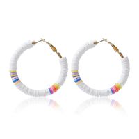 1 Pair Simple Style Classic Style Color Block Beaded Alloy Earrings sku image 2