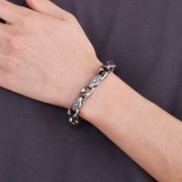 Fashion Geometric Stainless Steel Patchwork Bracelets 1 Piece main image 8