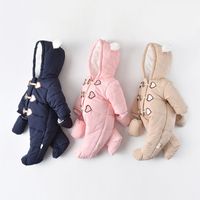 Cute Animal Cotton Polyester Baby Rompers main image 1
