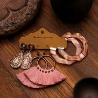 Fashion Geometric Alloy Plating Women's Earrings 1 Set main image 5
