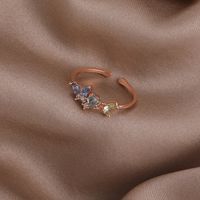 Sweet Geometric Copper Open Ring In Bulk sku image 5